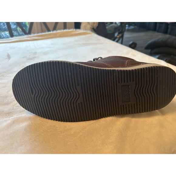 Men's Rockport Works Prestige Point Chukka Steel Toe Boots Beeswax Brown 11M - Picture 10 of 16